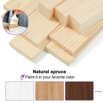 Glass Wood Barn Door with Installation Hardware Kit